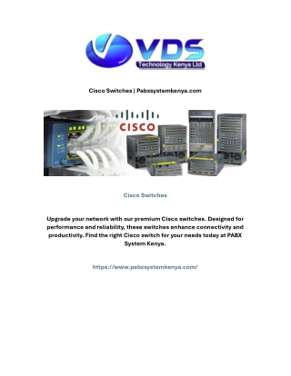 Cisco Switches | Pabxsystemkenya.com