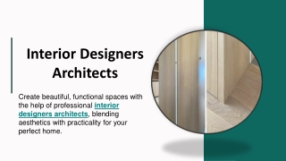 Interior Designers Architects