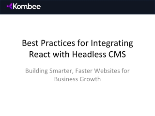 Best Practices for Integrating React with Headless CMS