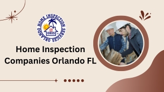Home Inspection Companies Orlando FL