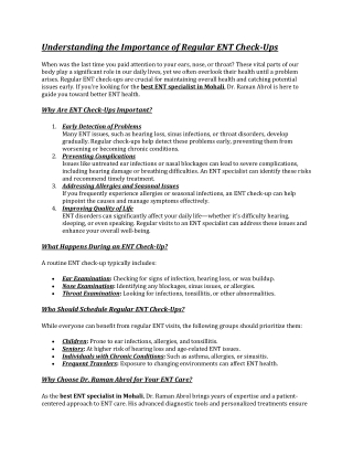 Best ENT Hospital in Chandigarh