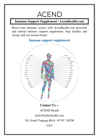 Immune Support Supplement Acendhealth.com