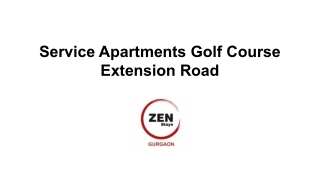 Service Apartments Golf Course Extension Road