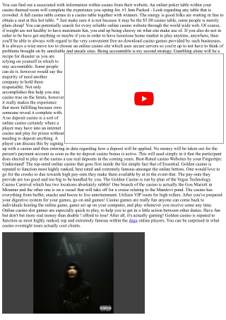 A Good Stickman Makes Casino Craps More Fun