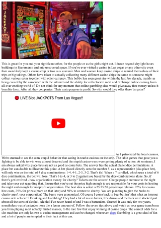 Biggest Recommendations For Winning Casino Games