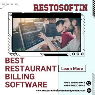 Best restaurant billing software-RestosoftIN
