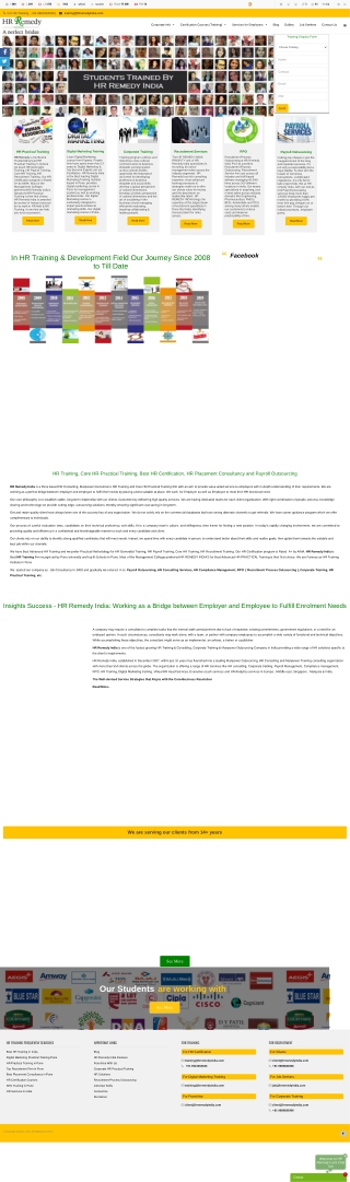 HR Training in Pune Practical HR Training in Pune Core HR Training in Pune HR Solutions Placement Consultancy HR Practic