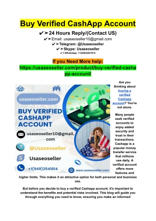 Buy Verified CashApp Account (5)