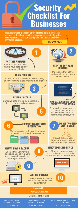 Security Checklist For Businesses