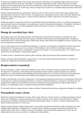 Agencja nieruchomości. Dlaczego warto skorzystać z agencji nieruchomości