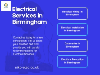 Electrical Services in Birmingham