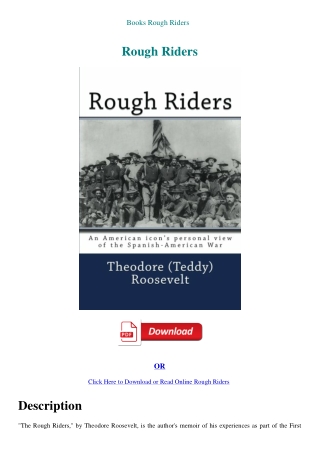 Books Rough Riders