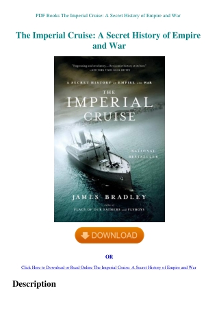 PDF Books The Imperial Cruise A Secret History of Empire and War