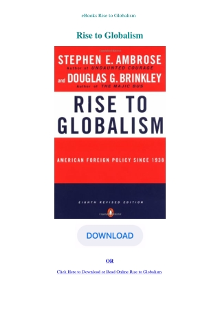 eBooks Rise to Globalism