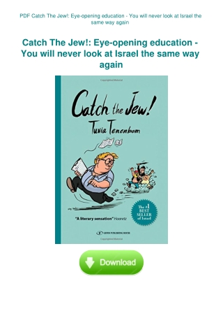 PDF Catch The Jew! Eye-opening education - You will never look at Israel the same way again