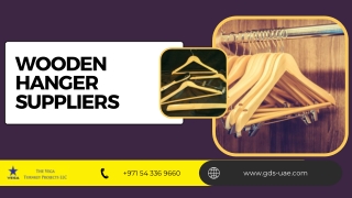 wooden hanger suppliers