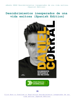 eBooks READ Descubrimientos inesperados de una vida exitosa (Spanish Edition)