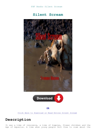 PDF Books Silent Scream