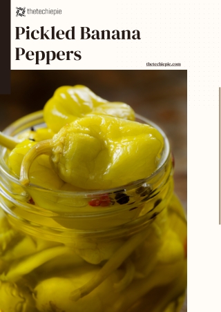 Pickled Banana Peppers