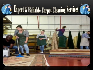Expert & Reliable Carpet Cleaning Services