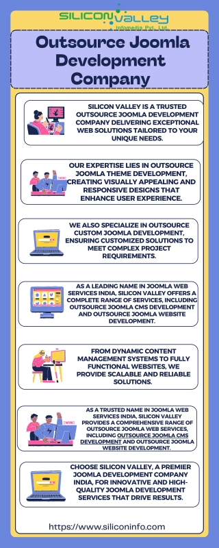 Outsource Joomla Development Company infographics