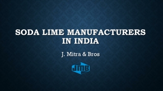 Soda Lime Manufacturers in India  - Sodalimeexport