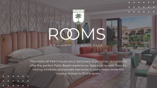PALM HOUSE ROOMS