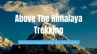 Everest Base Camp Trek-Above The Himalaya Trekking-Above The Himalaya Trekking