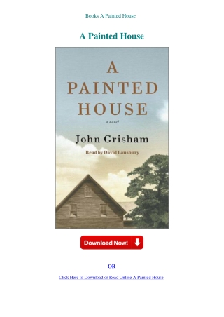 Books  A Painted House