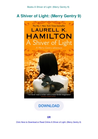 Books A Shiver of Light (Merry Gentry 9)