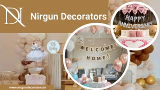Nirgun Decorators Offers Inexpensive Birthday Party Decoration services