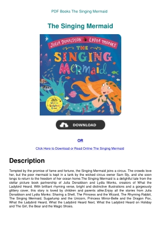 PDF Books The Singing Mermaid