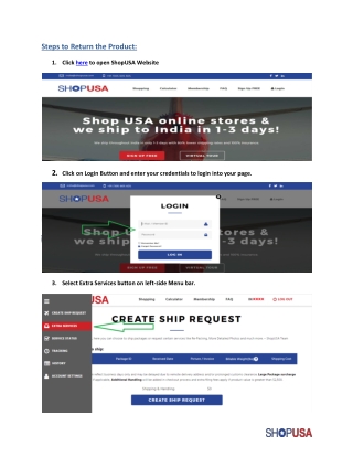 How to choose return process