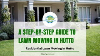 A Step-by-Step Guide to Lawn Mowing in Hutto Best Practices for Success