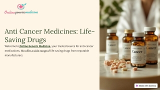 Buy Medication for Cancer Online | Top Anti-Cancer Drugs & Treatments: Check Pri