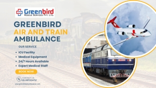 Hire High Tech Medical Air and Train Ambulance Services in Guwahati and Air and Train Ambulance Services in Kolkata