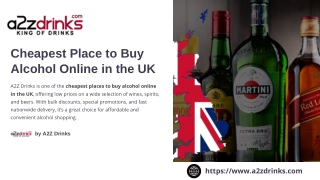 Cheapest Place to Buy Alcohol Online in the UK