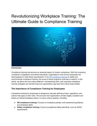 Training For Frontline Employee