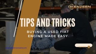 Buying a Used Fiat Engine Made Easy Tips and Tricks