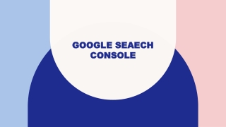 Google SEAECH CONSOLE