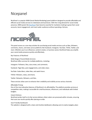 nicepanel