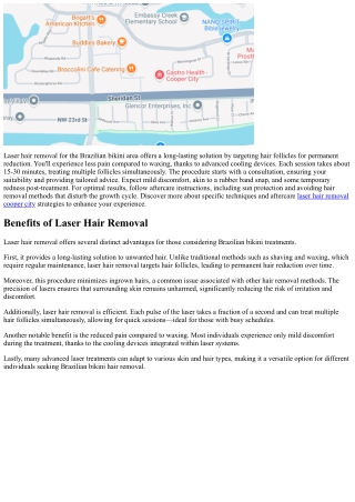 Laser Hair Removal for Brazilian Bikini