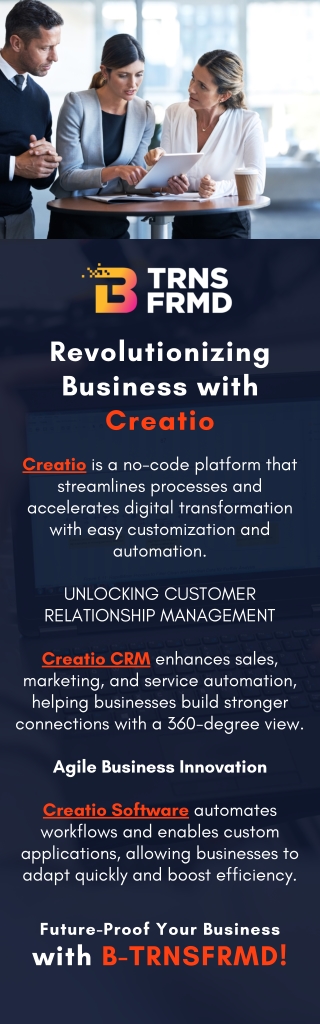 Revolutionizing Business with Creatio