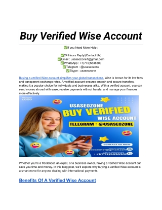 Buy Verified Wise Account (1)