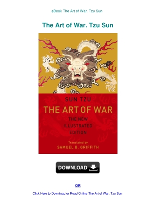 eBook The Art of War. Tzu Sun