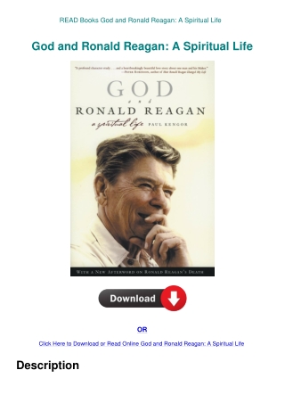 READ Books God and Ronald Reagan A Spiritual Life