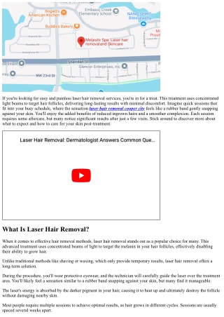 Easy and Painless Laser Hair Removal Services