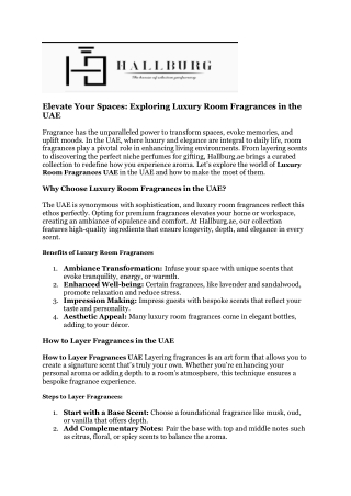 Buy Room Fragrance UAE