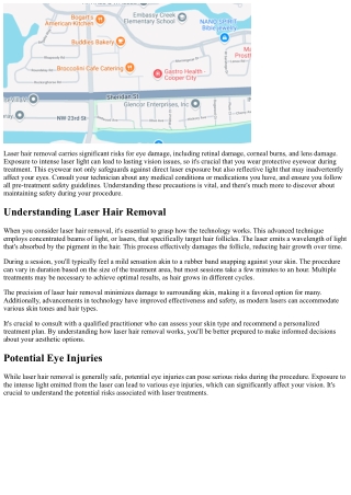 Eye Damage Risk in Laser Hair Removal