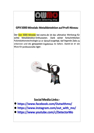 Minelab Equinox 900: Präzise Metalldetektor-Technologie